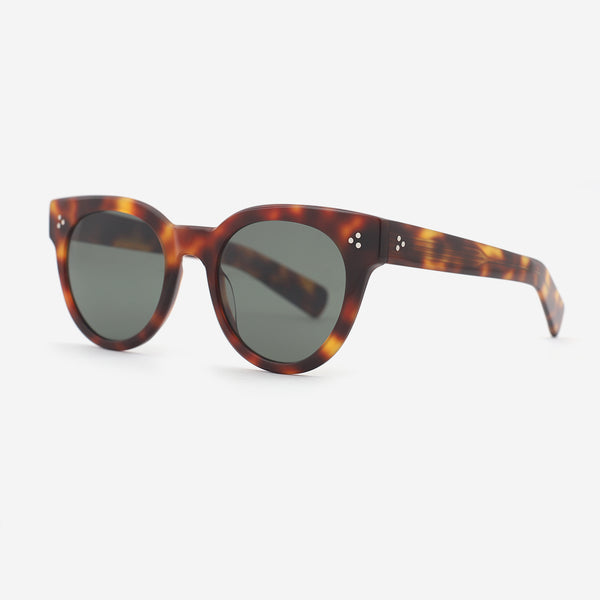 Round Acetate Unisex Sunglasses 25A8031