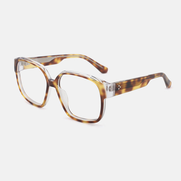 Square Oversize Acetate Women's Optical Frames 25A3042