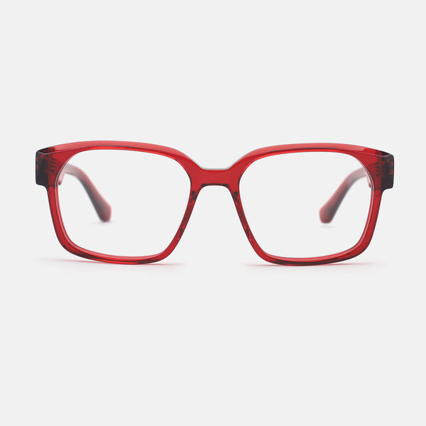 Square Bevel Acetate Female Optical Frames 25A3043