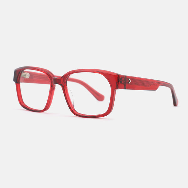 Square Bevel Acetate Female Optical Frames 25A3043