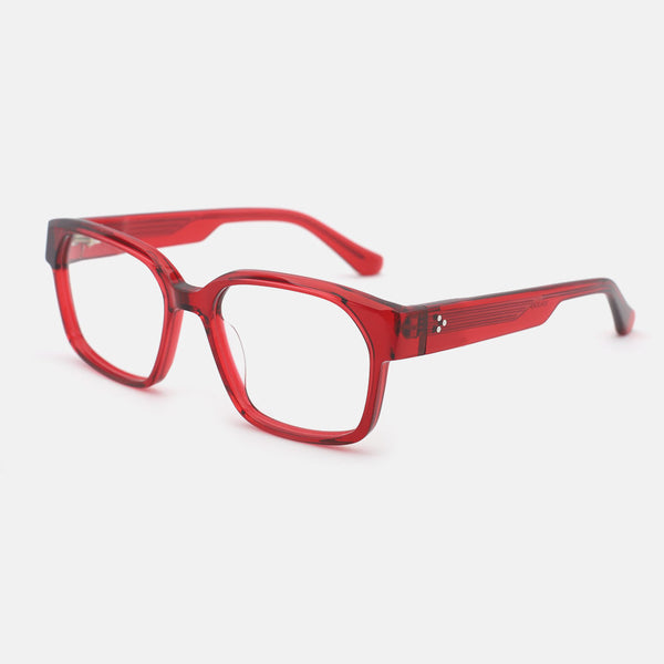 Square Bevel Acetate Female Optical Frames 25A3043