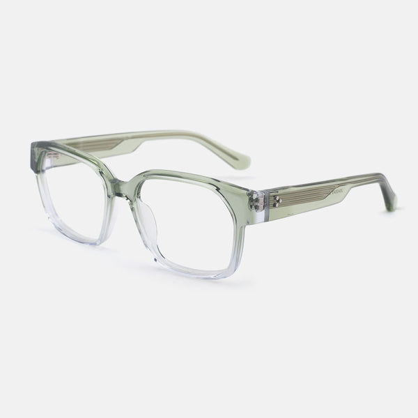 Square Bevel Acetate Female Optical Frames 25A3043