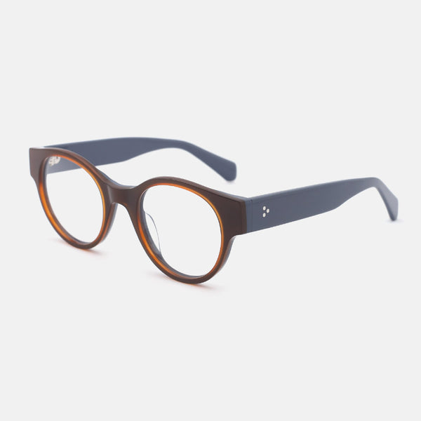 Round Acetate Women's Optical Frames 25A3046