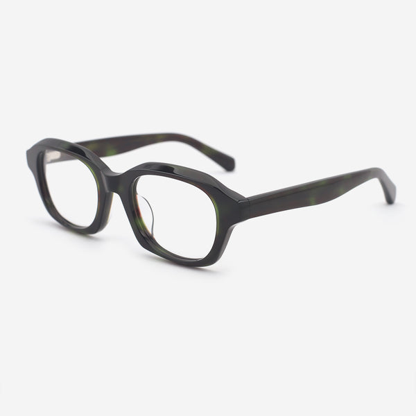 Rectangle Bevel Acetate Unisex Optical Frames 25A3054