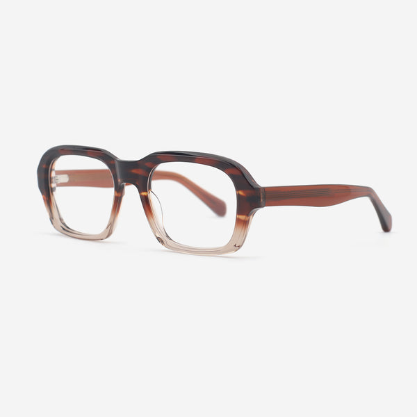 Rectangle Bevel Acetate Unisex Optical Frames 25A3055