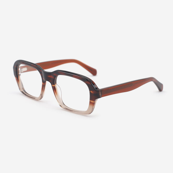 Rectangle Bevel Acetate Unisex Optical Frames 25A3055