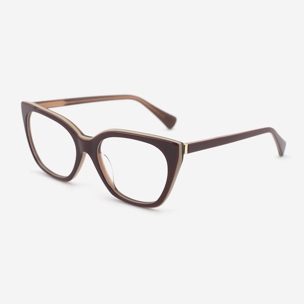 Fashion Cat Eye Acetate Female Optical Frames 25A3066