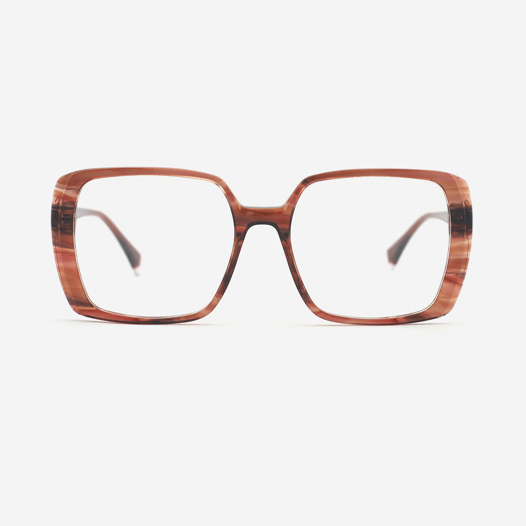Square Oversize Acetate Female Optical Frames 25A3070