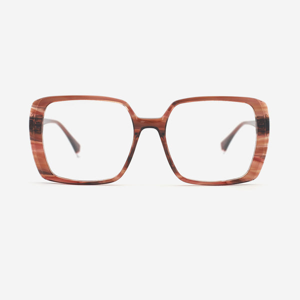 Square Oversize Acetate Female Optical Frames 25A3070