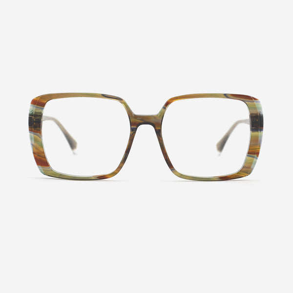 Square Oversize Acetate Female Optical Frames 25A3070