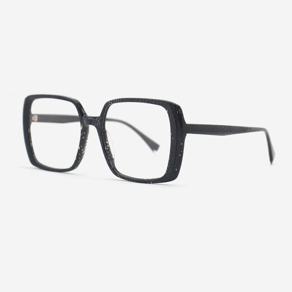 Square Oversize Acetate Female Optical Frames 25A3070