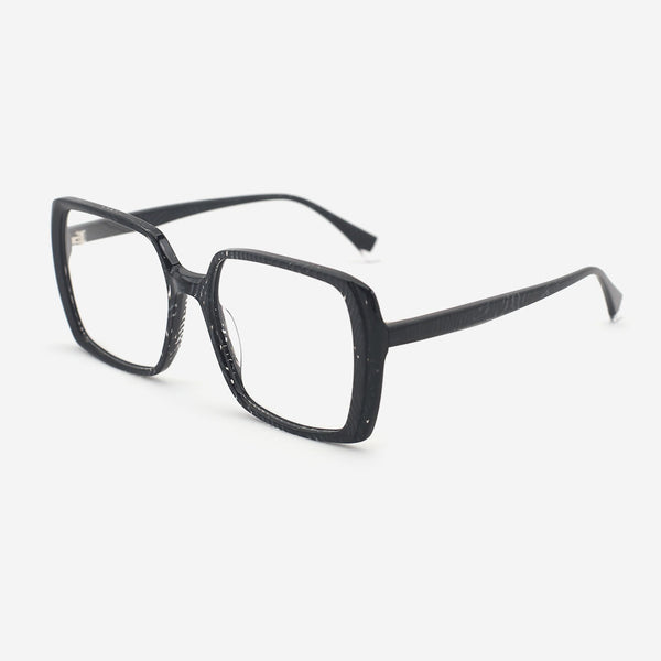 Square Oversize Acetate Female Optical Frames 25A3070