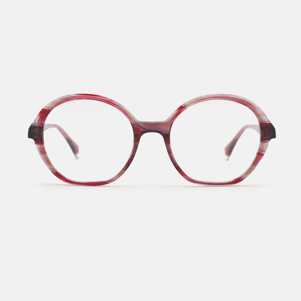 Round Laminated Acetate Female Optical Frames 25A3071