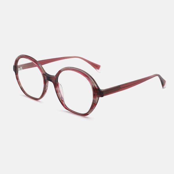 Round Laminated Acetate Female Optical Frames 25A3071