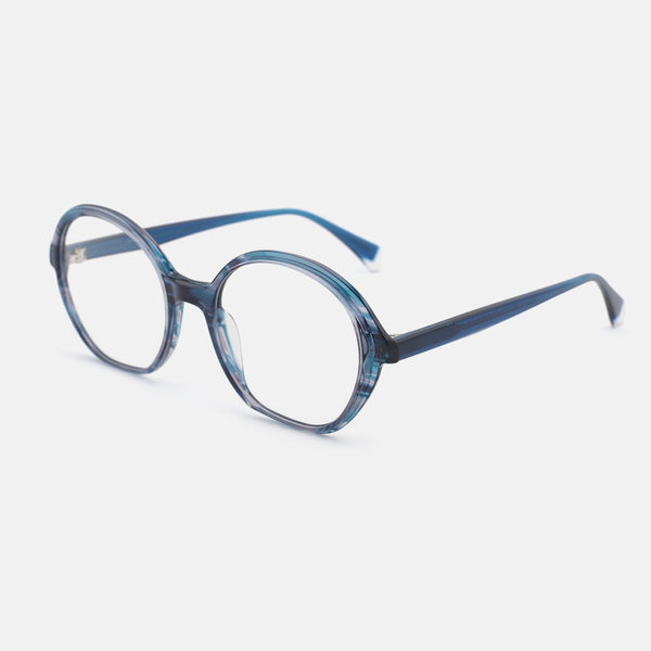 Round Laminated Acetate Female Optical Frames 25A3071