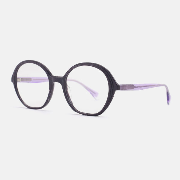 Round Laminated Acetate Female Optical Frames 25A3071