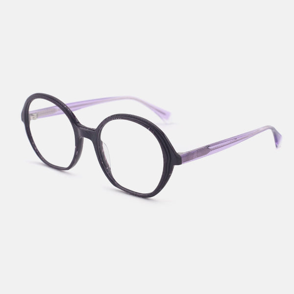 Round Laminated Acetate Female Optical Frames 25A3071