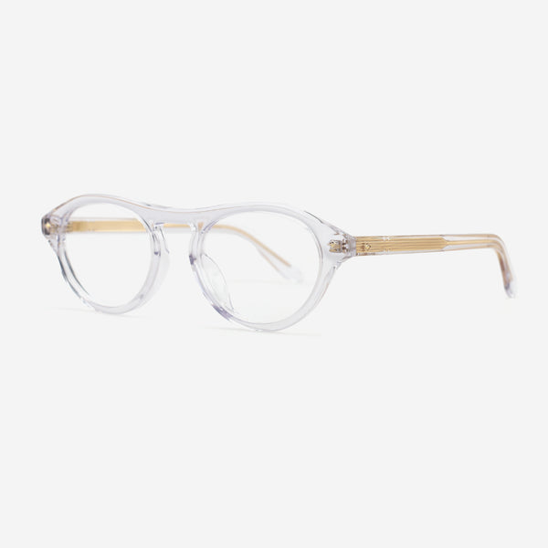 Oval Aviator Keyhole Acetate Female Optical Frames 25A3072