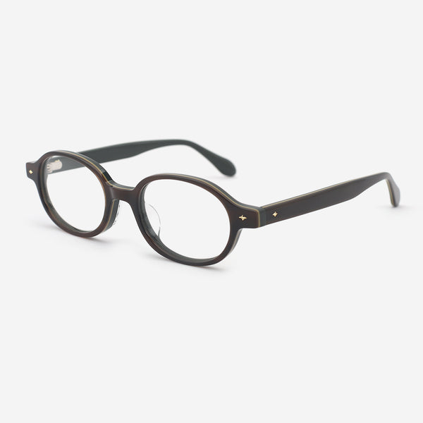 Vintage Oval Acetate Women's Optical Frames 25A3073