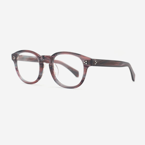 Round Acetate Women's Optical Frames 25A3084