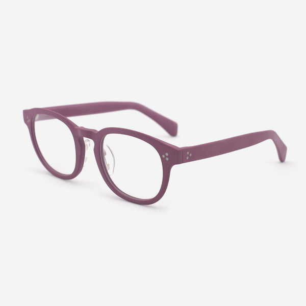 Round Acetate Women's Optical Frames 25A3084