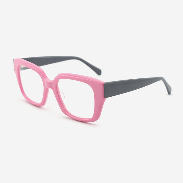 Square Acetate Women's Optical Frames 25A3107