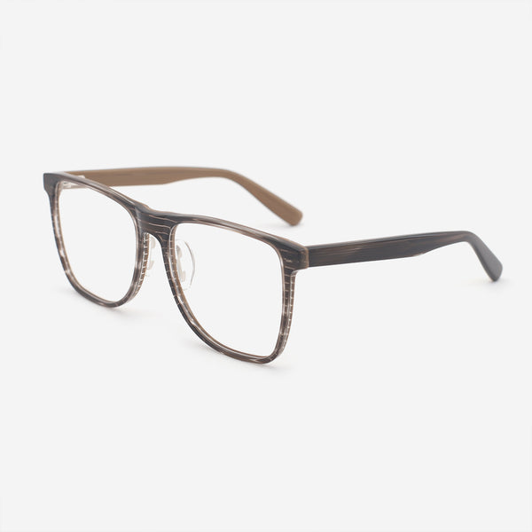 Square Flat Top Acetate Unisex Optical Frames 25A3129
