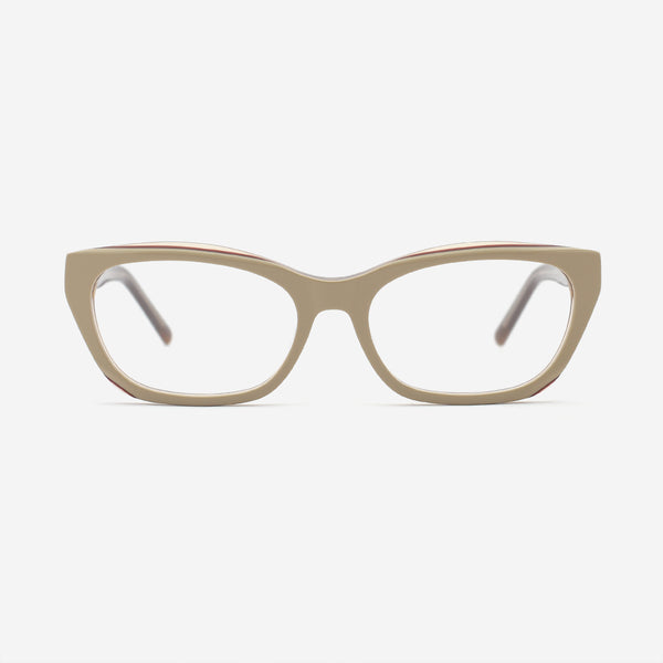 Cat Eye Bevel Acetate Women's Optical Frames 25A3139