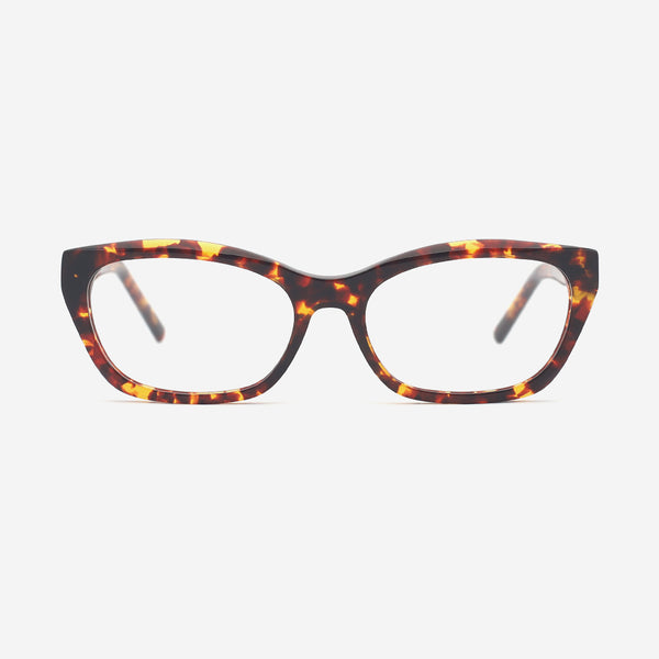 Cat Eye Bevel Acetate Women's Optical Frames 25A3139