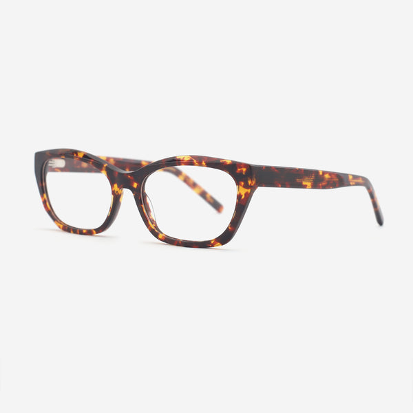 Cat Eye Bevel Acetate Women's Optical Frames 25A3139
