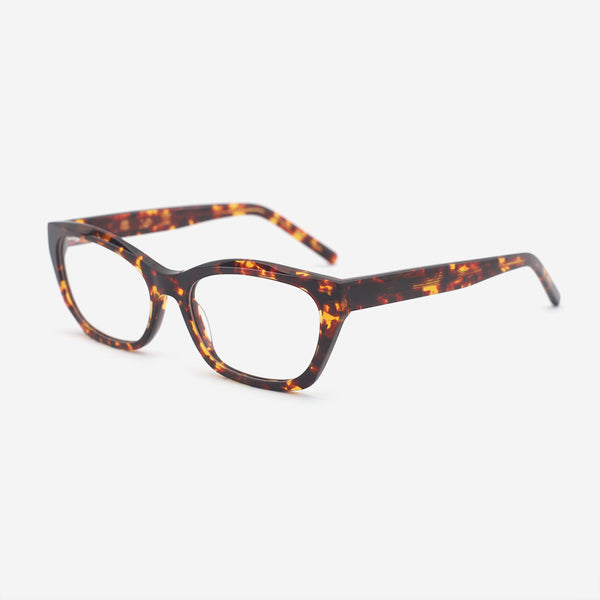 Cat Eye Bevel Acetate Women's Optical Frames 25A3139