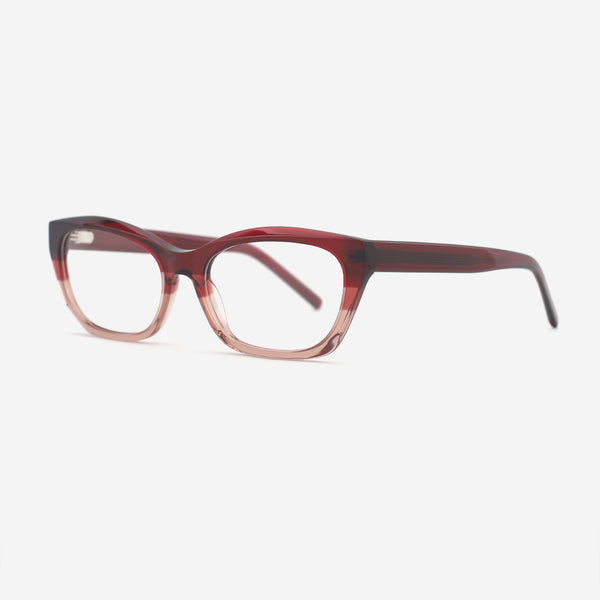 Cat Eye Bevel Acetate Women's Optical Frames 25A3139