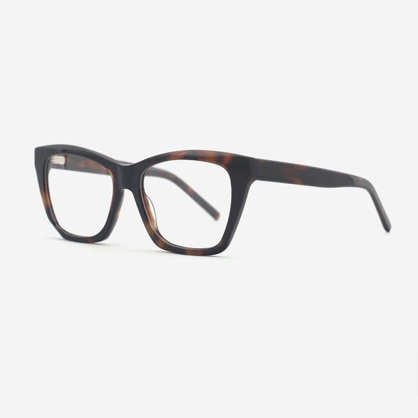 Cat Eye Bevel Acetate Women's Optical Frames 25A3140