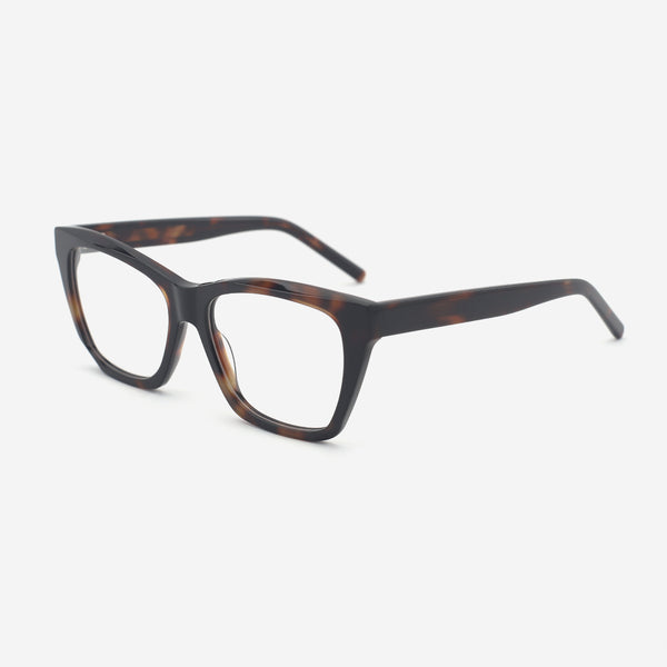 Cat Eye Bevel Acetate Women's Optical Frames 25A3140