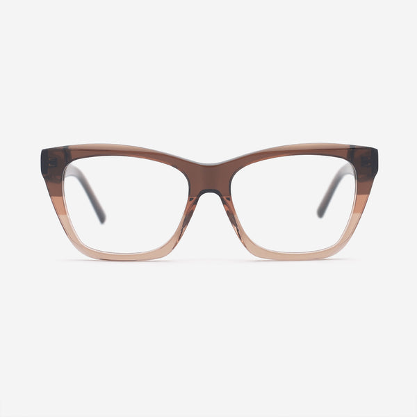Cat Eye Bevel Acetate Women's Optical Frames 25A3140
