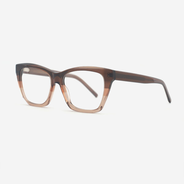 Cat Eye Bevel Acetate Women's Optical Frames 25A3140