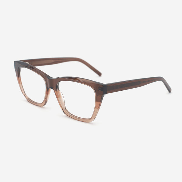Cat Eye Bevel Acetate Women's Optical Frames 25A3140
