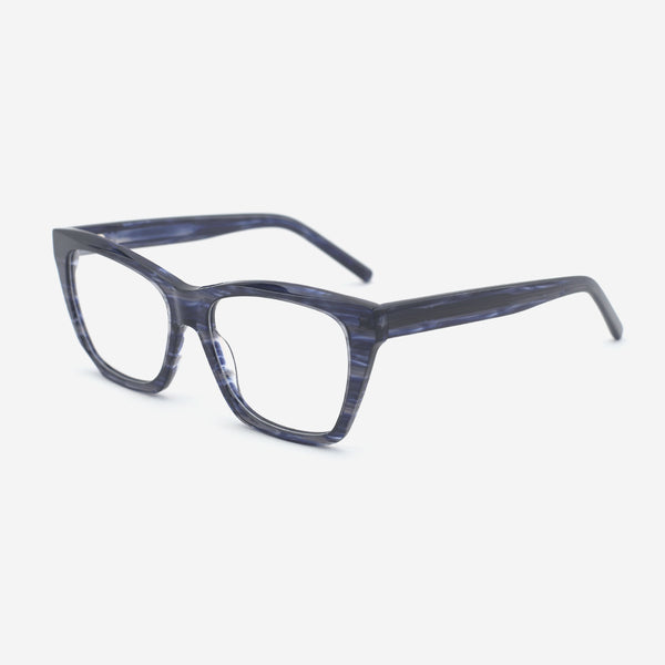 Cat Eye Bevel Acetate Women's Optical Frames 25A3140