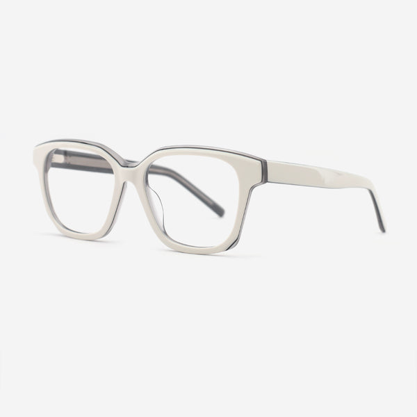 Square Bevel Acetate Female Optical Frames 25A3142