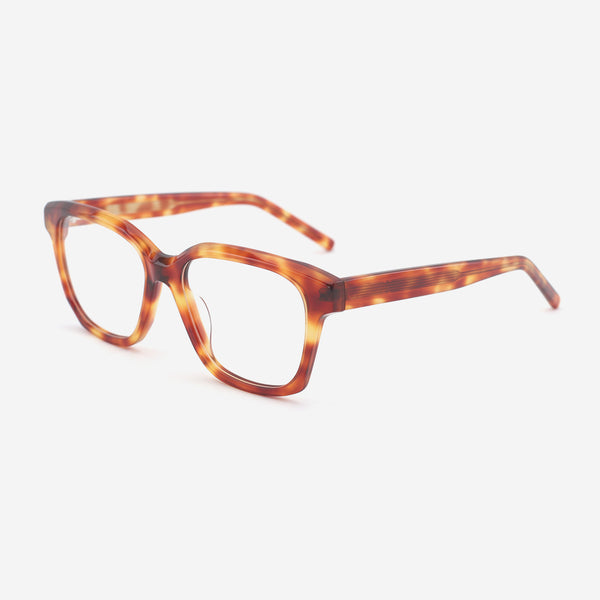 Square Bevel Acetate Female Optical Frames 25A3142