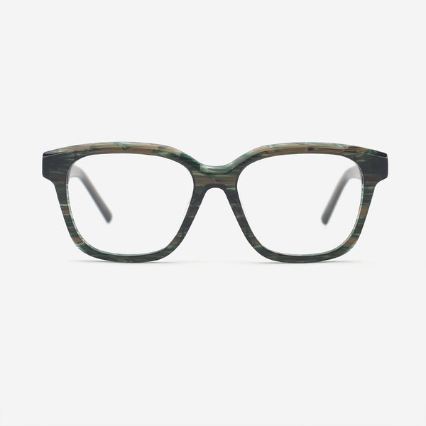 Square Bevel Acetate Female Optical Frames 25A3142