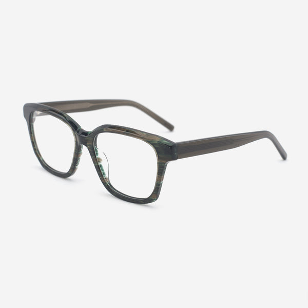 Square Bevel Acetate Female Optical Frames 25A3142
