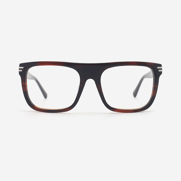 Aviator Flat Top Acetate Unisex Optical Frames 25A3175