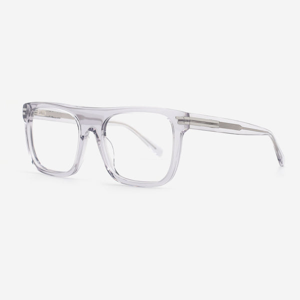 Aviator Flat Top Acetate Unisex Optical Frames 25A3175