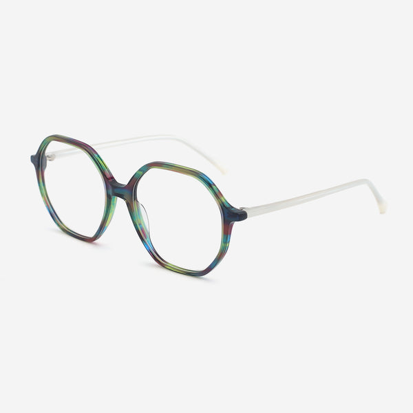 Geometric Acetate Female Optical Frames 25A3180