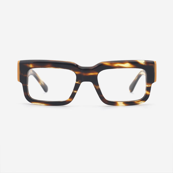 Thick Rectangle Acetate Unisex Optical Frames 25A3182
