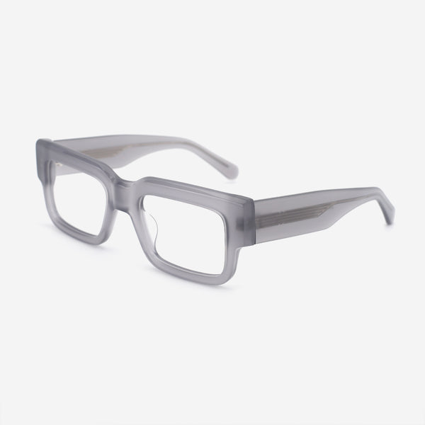 Thick Rectangle Acetate Unisex Optical Frames 25A3182