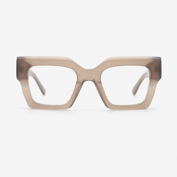 Square Thick Bevel Acetate Unisex Optical Frames 25A3183