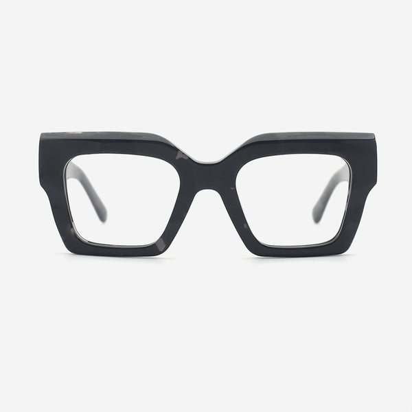 Square Thick Bevel Acetate Unisex Optical Frames 25A3183