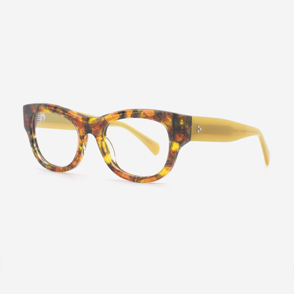 Cat Eye Bevel Acetate Women's Optical Frames 25A3184